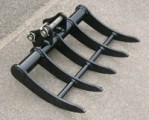 Land Clearance Rake 3 tonne excavator