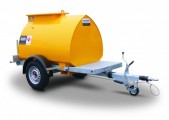 Bunded Fuel Bowser 1135l, road tow with filtered pump