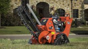 Tracked Pedestrian Chain Trencher